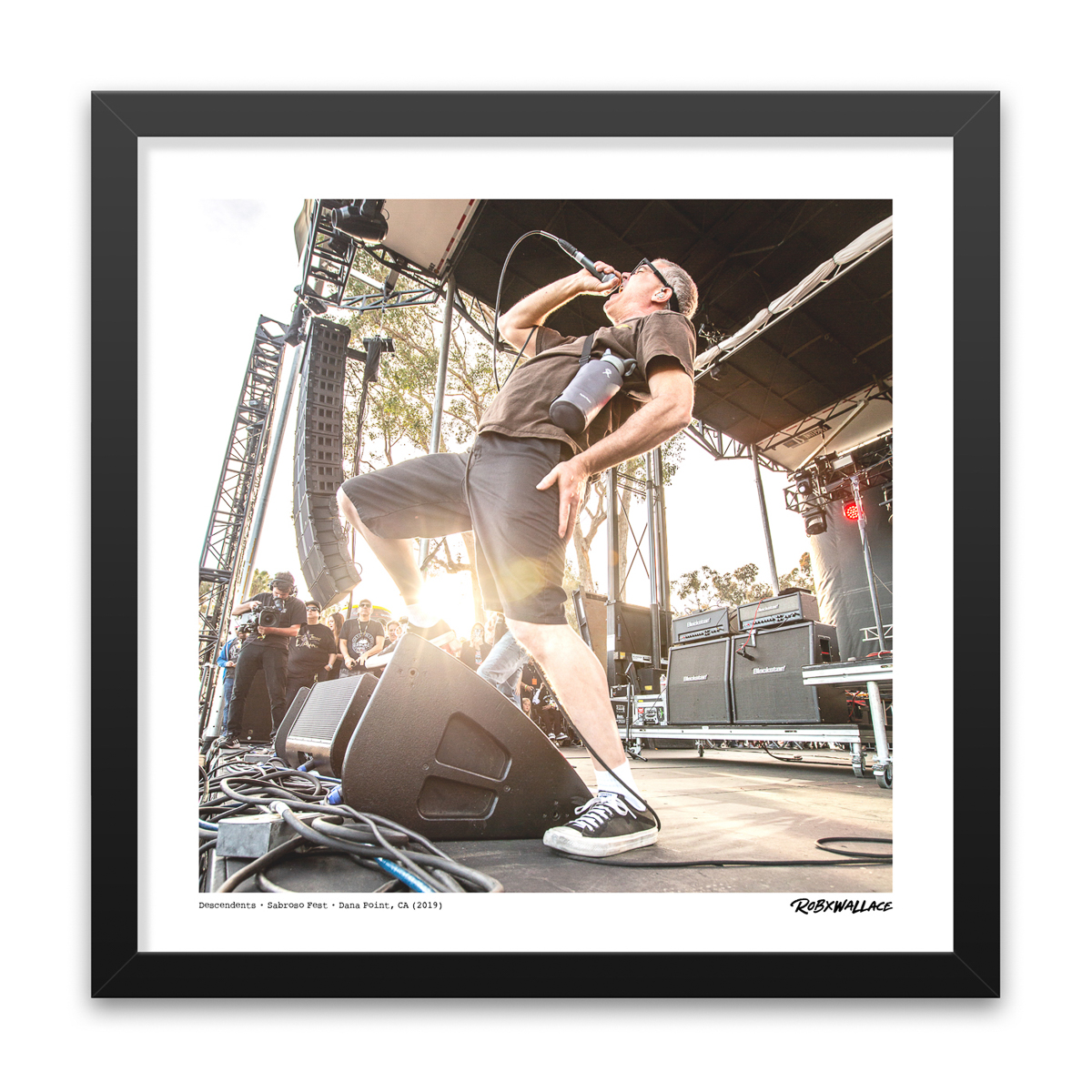 Photo by Rob Wallace: Milo Aukerman of the Descendents performing live at Sabroso Fest in Dana Point, CA in 2019.